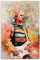 Iooie Leinwand Malerei Bild Sting and Picture Modern für Wohnzimmerdekor Poster Wandkunst Bilder Und Drucke 23.6x35.4(60x90cm) Kein Rahmen