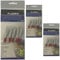 3 Packs 5 x Shiny Reflective Red Hook Size 2 Fishing Mackerel Feathers Lure Sea