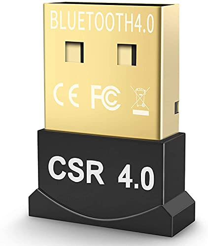 GLY Bluetooth Dongle, Wireless USB 4.0 CSR Bluetooth Dongle Adapter, Bluetooth Transmitter Receiver for Laptop PC Computer, Windows 10/8/7/XP, Bluetooth Headset, Keyboard, Mouse, Plug and Play