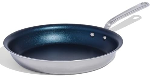 Made In Utensilios de cocina - Juego de sartenes antiadherentes de 3 piezas (incluye 8, 10, 12 ) - Revestimiento inoxidable de 5 capas - Compatible con inducción - (Grafito)