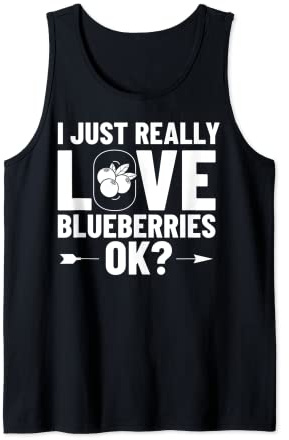 Blueberry Plant Blueberries Farmer Bush Tree Muffins Tank Top