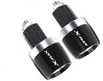 ALKEL poignées pour Guidon de Moto pour Y-AMAHA Xmax X-Max 125 250 300 400 2017 2018 2019 2020 2021 Moto 22mm 7/8 CNC Guidon Poignées Guidon Bar Ends Poignées Curseur Guidon (Couleur : 12)