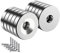 Wukong Neodym Magnete Mit Loch 12x3mm 10 Stück Mini Magnete Stark mit Schrauben Flach für Magnetplatte, Küche, Kühlschrank und Werkzeugraum