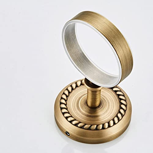 Porte-Savon De Douche, Porte-Savon De Douche De Style Vintage avec Plat en Céramique, Plateau De Savon Antique en Laiton Fixé Au Mur pour La Maison, La Salle De Bain