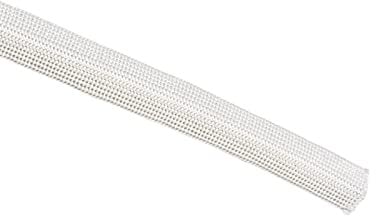 QUARKZMAN Copri Cavo 9.8Ft 10mm Alta TEMP Fibra Vetro Bianco