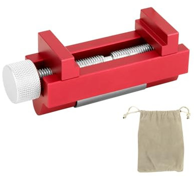 QWORK® Ausiliario di affilatura migliorato per scalpelli e scalpelli piatti, affilatura dello scalpello sulla pietra per affilare (regolabile da 0 a 6,4 cm)