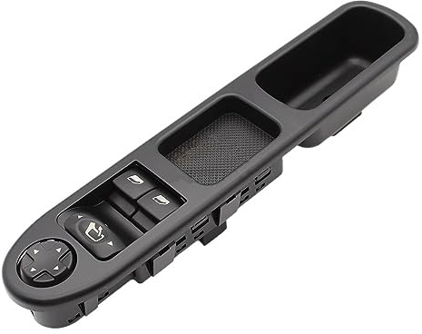 Interruptor Ventana Eléctrica para Peugeot para 207 CC 2006-2008 2009 Interruptor Control Elevador Ventana Eléctrico Botón Espejo Retrovisor Delantero Izquierdo Lado Conductor Mando Elevalunas