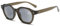 Lanomi Herren Damen Lesebrille mit Sonnenschutz Blaulichtfilter Sonnenbrille Getönte Sonnenlesebrille mit sehstärke Grün Rahmen Grau Linse 2.0