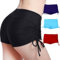 Short de bain pour femme, taille haute réglable, froncé sur le côté, short de bain pour femme et fille, Noir , S/M