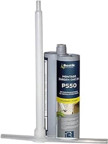 BOSTIK P550 - Cadre de montage One 2K - Mousse de polyuréthane 2K - Haute adhérence et stabilité - Durcissement extra rapide - 210 ml