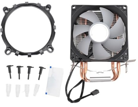 CPU Universal Cooler, for AMD Am2, AM4, and AMD3 S-754 939 940, for Intel LGA 775 1150 1151 1155 1156 1200 1700 1356 1366 (Luminous Version)