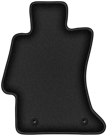 Velours-Fahrermatte passend für Subaru XV 2011-2017, Schwarz, DURBAN | passend für Crossover; geschorener Premium-Velours (Polyamid), ca. 10 mm; rutschfest, vormontierte Befestigungen (Typ AV)