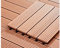 20 Dalles de Terrasse en plastique Clipsable Résistant Aux Forte et Basses Températures 30 X 30 cm Revêtement Extérieur Pour Jardin Balcon Piscine