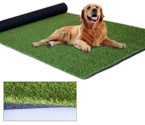 ALTRUISTIC Kunstrasenmatte für Hunde, individuelle Größen, 2,3 cm dick, synthetischer Kunstrasen, Astro-Rasen, für den Außenbereich, Garten, Landschaft, Kunstrasenteppich mit Drainagelöchern