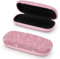 Soleebee Brillenetui Hardcase, Bling Strass Hartschalen Brillenetui Brillenbox Tragbar Brillenorganizer Reisen Brillenbox Aufbewahrung für Damen Brillen Sonnenbrille (Rosa)