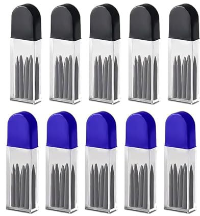 QLEUIFT 100 PCS 2 B HB Compasso Ricariche,Mine per Compasso, Compasso Ricariche di Ricambio, Set Compasso di Precisione, Ricambio per Compasso,per la creazione di Disegni matematici