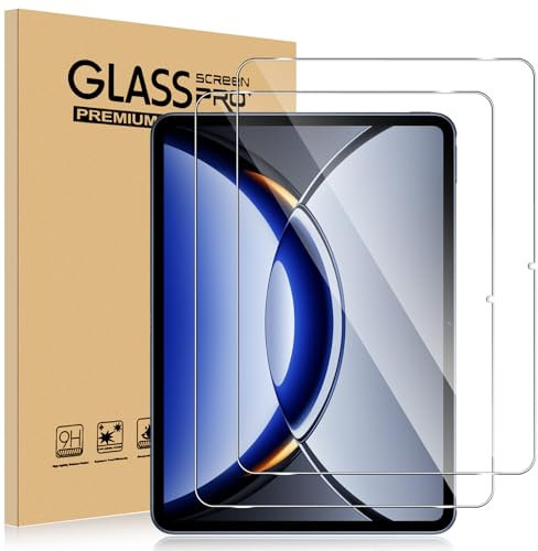 ELYCO Pellicola Protettiva Compatibile con OPPO Pad 3 Pro/OnePlus Pad 2, 2 Pezzi Vetro Temperato, 9H Durezza Anti Graffio, Anti-Olio/Anti-Impronta Niente Bolle Schermo Pellicola
