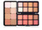 16 Colori Rouge Contour Makeup All-In-One Palette Matte Pearl Highlighter Contour Multi-Color Blusher Makeup Palette (01, Taglia unica)
