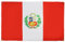 AZ FLAG Peru-Flagge, 150 x 90 cm, mit 4 Ösen, peruanische Flagge für Balkon oder Wand