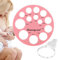 Breast Pump Sizing Aid - Nipple Measuring Ruler with MM Scale, Silicone Fit Checker | Flange Size Gauge for Lactation Support, Breastfeeding Flange Fit Tool for New Mothers