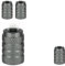 Alu Ventilkappen 4 Stück Ventildeckel für BMW M2 M3 M4 M5 M8 X3 M X4 M X5 M X6 M XM, Aluminium Reifenventilkappen-Set Luftdicht Anschrauben Korrosionsbeständig