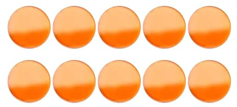 JISADER 10 Stück Billiards Cue Tip Pads Acryl Ferrule Pads Snooker Ersatz Pool Cue Schutzplatte Einfach Anzubringen Reparaturteile für Sportwettbewerbe