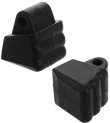 VICASKY Bremsstopper für Rollschuhe 2 Stück aus PVC, Schwarz