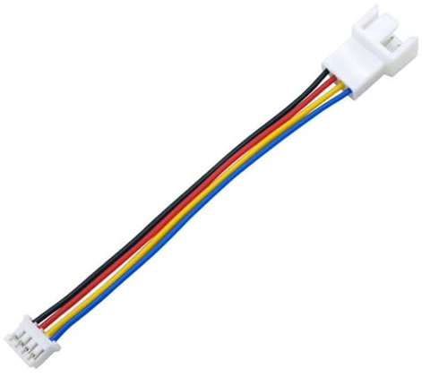 Rudiaoa PC-Gehäuselüfteranschlüsse, 4-polig, PWM auf GPU, Temperaturfühler, Geschwindigkeitsregulierung, Kabel, GPU, thermische Steuerung, Adapter, Draht