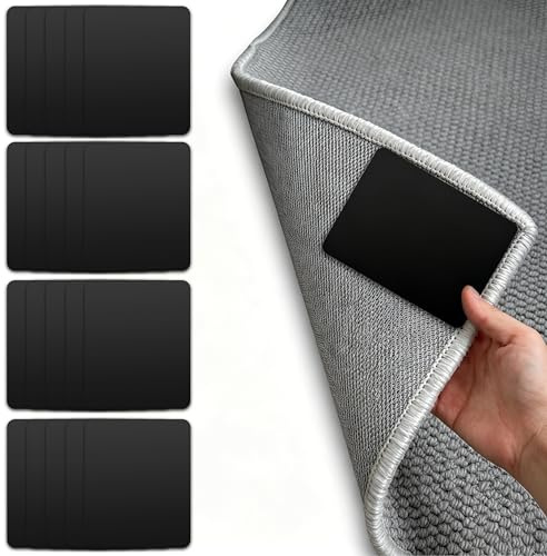 HATOVI 20 pcs Antirutschmatte für Teppich,Selbstklebend Anti Rutsch Antirutschunterlage, halten Sie Ihren Teppich an Teppich, Matratze, Sofakissen, Zur Verhinderung des Verrutschens des Teppichs