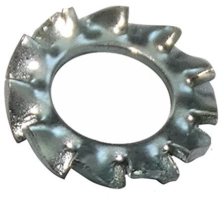 AERZETIX - C17712-100 x Fächerscheiben - Zahnscheiben - Sicherungsscheiben - Außengezahnt - M4 Ф8mm - Verzinkter Stahl