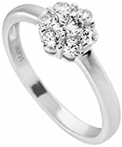 Silver sortija Diamond Fire