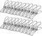 FOCCTS 60pcs Pinzas de la Ropa Clothespin Colgadores de Ropa de Lavandería de Acero Inoxidable a Prueba de Viento para Home Office School