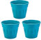 Maceta Redonda, Set 3 Unidades, 31 cm. Diámetro, 11 litros (Turquesa)