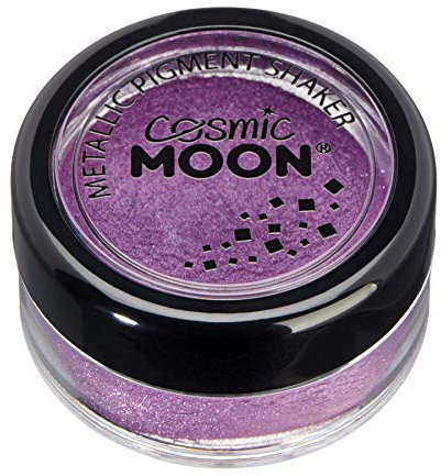 Matte Metallic Pigment Loose Face Powder | Purple | Cosmic Moon | Cosmetic Pearlescent Powder | Eye Shadow, Makeup for Face, Eyes & Body