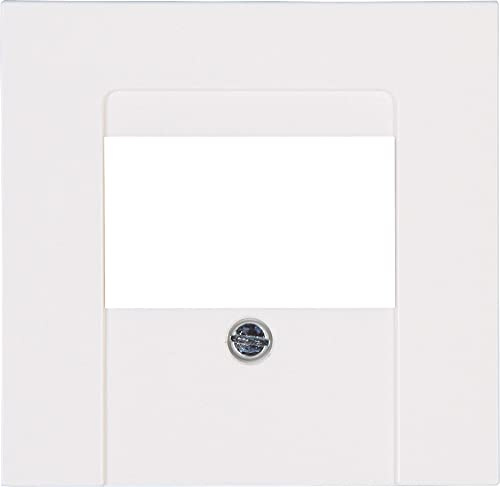 Kopp HK07 - TAE-Abdeckung, 1-3 Anschlüsse (oder 2-Fach USB-Steckdose), Farbe: reinweiß, 5er Pack, 373129007