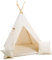Rainbow Kids Tipi Zelt für Kinder | Baumwollsegeltuch Tippi Kinderzelt, Mehrere Muster und Farben mit und ohne Spielzubehör für Outdoor- und Indoor-Kinderspaß (Milchstraße, mit Zubehör (klein))