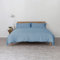 AGA.PIE Bambus Lyocell Bettwäsche-Set 200x200 + 2X 80x40 cm - Blau, 100% Bio Oeko-Tex 100, für Allergiker, Antibakteriell, Ganzjahres-Bettwäsche, Atmungsaktiv, Geruchshemmend, Besonders sanft