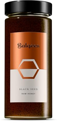 Balqees Raw Honey Fusion Honey (400g, Black Seed)
