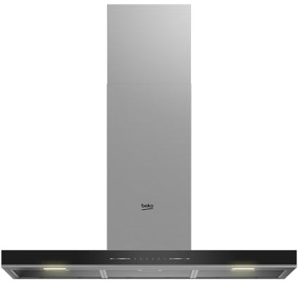 Campana BEKO BHCB96641BBHS 90cm Inox Negro