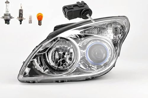 Johns, Scheinwerfer passend für Hyundai i30 10/07 06/10 Links Leuchtmittel + Stellmotor