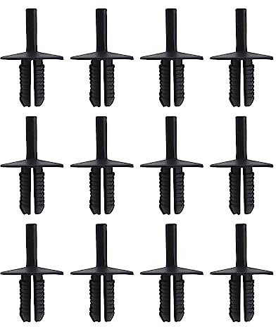 YINETTECH 30 Stück Stoßstangen Clips Ersatz 51111944537 Kompatibel mit BMW E36 E46 E34 E39 E32 E38 X3 X5 Stoßstangenabdeckung Innenverkleidungs Clips Schwarz