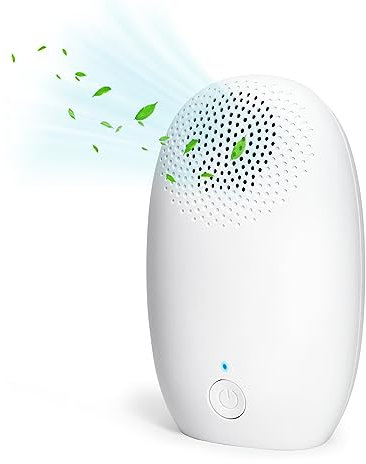 Mini Generador de Ozono, USB Desodorante para Nevera, Refrigerador Eliminador de olores, Generador de ozono portátil, purificador de aire de ozono, neutralizador de olore para coche,armario de zapatos