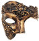 Oidea Masque de bal masqué pour homme : masque rétro fantôme de l'opéra, masque vintage de guerrier romain, demi-masque de bal masqué, costume de bal de promo, masque vénitien de Mardi Gras, carnaval