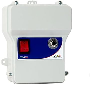 QUADRO V220 POMPA SOMMERSA SALVAMOTORE CONTROL BOX HP1 1.5 2 3 CON CONDENSATORE (SALVAMOTORE HP 3 + CONDENSATORE 70MF)