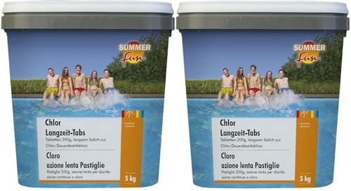 2 X 5 kg Chlor-Langzeit-Tabs
