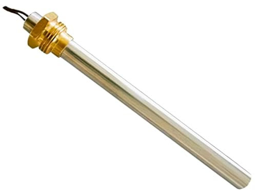 FIGEVIDA Candeletta Accensione Stufa Pellet 300W, Diametro 9,9mm e Lunghezza 140mm (150mm Totali) Filettatura 3/8 Gas, Resistenza per Riscaldamento Rapido, Ricambio per Modelli Ungaro Piazzetta