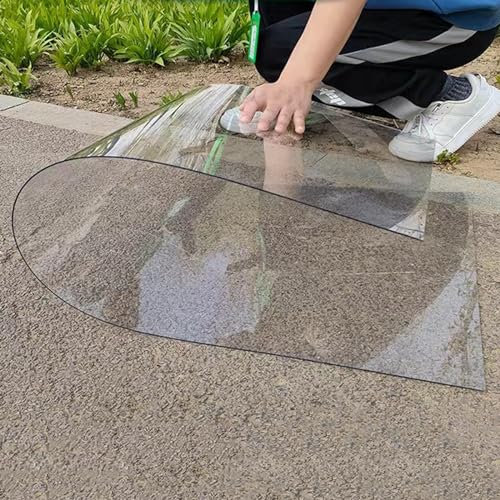 ZHUOZ1T Transparente Dachblech,1.5mm Polycarbonat Tageslichtpaneele,Regensichere UV-beständig Ersatz-Schuppenplatte,Für Gewächshaus,Dächer,Carports,Vordächer,Balkon (1m x 5m)