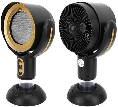 Hotte de Cuisine Portable, Hotte de Bureau avec Ventilateur D'extraction à Forte Adsorption à 2 Vitesses, Mini Ventilateur D'extraction de Cuisine Portable Amovible par USB pour