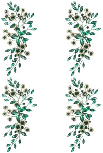 SOIMISS 4pièces Crystal Bride Headdress Élégant Accessoire De Mariage Pour Femme Couronne De Fleurs Et Bijoux De Cheveux Pour Mariée Et Demoiselles Honneur