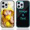 MXCUSTOM Personalised Phone Case for Apple iPhone 13 Pro Max, Customised Anti-Scratch Tempered Glass Shockproof Soft TPU Cases with Photo Image Text Picture Design Your Own Phone Cover (GHS-BK-P1A)